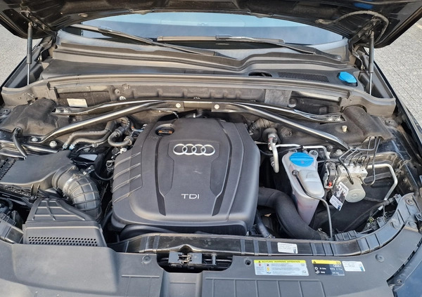 Audi Q5 cena 77800 przebieg: 186000, rok produkcji 2013 z Żabno małe 497